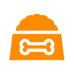 bowl of pet food icon