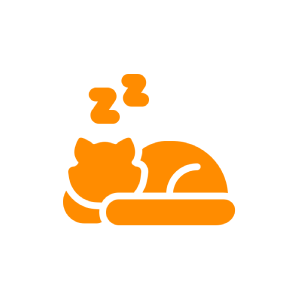 cat sleeping icon
