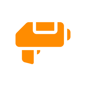laser therapy icon orange