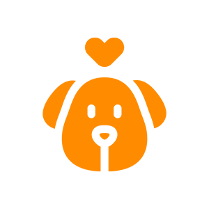 puppy icon orange